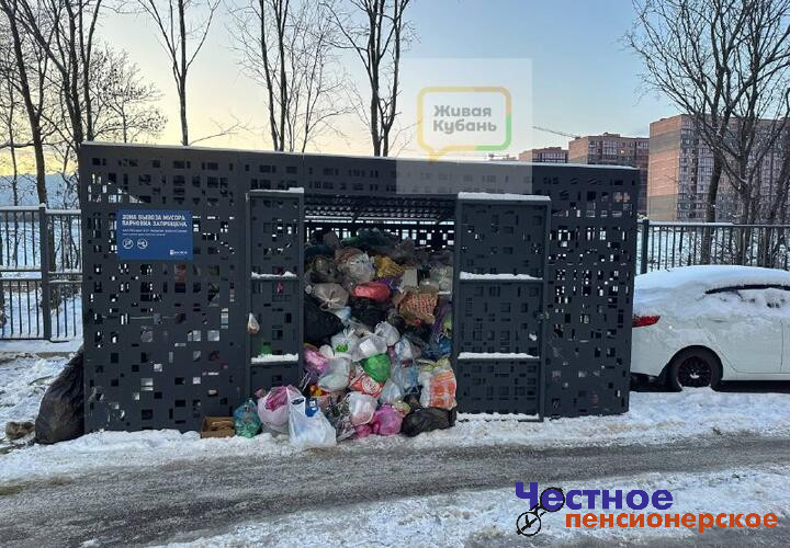 Новороссийск завалило мусором