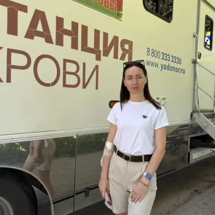 Важна каждая капля: в кубанском хуторе Ленина установили мобильный пункт переливания крови