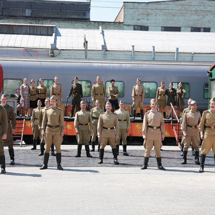 Поезд «Победа» завершил 8-й ретро-тур  по СКЖД. Фоторепортаж