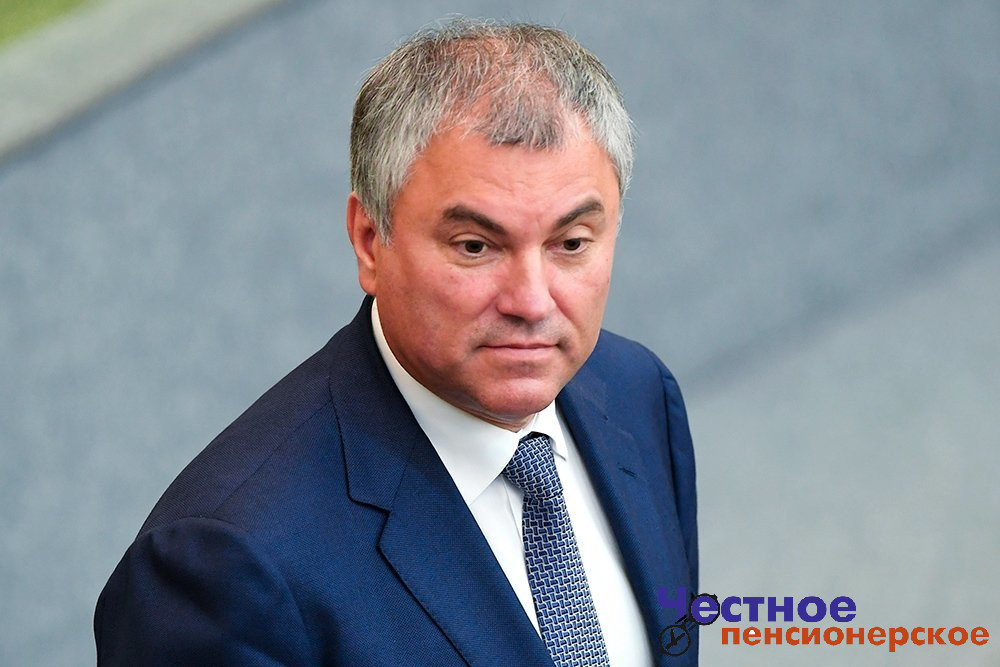 Володин предложил обсудить возможность отставки госслужащих, осуждающих спецоперацию на Украине