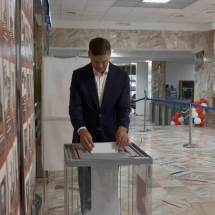 Сергей Алтухов проголосовал на выборах в Госдуму IX созыва в Новороссийске