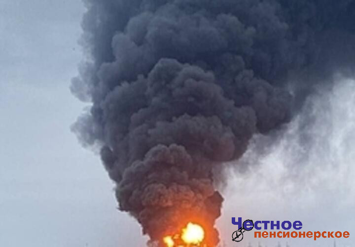 Взрыв произошёл на горящей нефтебазе в Кавказском районе Кубани